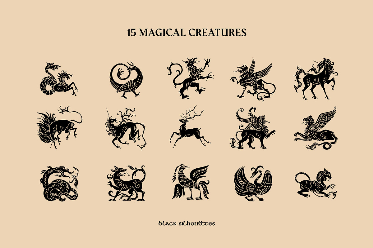 Fantastic beasts 3. Medieval tale, an Animal Illustration by OlgaSoi007 (Photo 3 of 6)