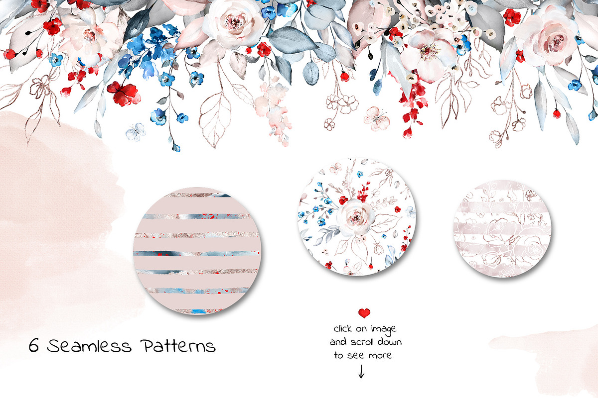 Spring Kiss - watercolor collection, a Work Illustration by Lisima (Photo 11 of 13)