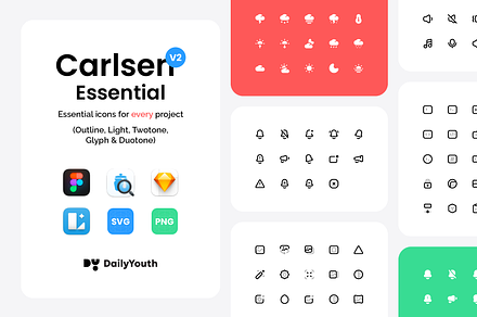 Carlsen V2 Essentials Icon Library