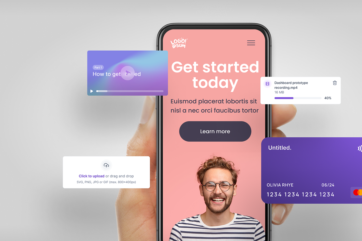 Profolio - Design Portfolio Mockups, an iPhone Mockup by Craig Barber (Photo 3 of 10)