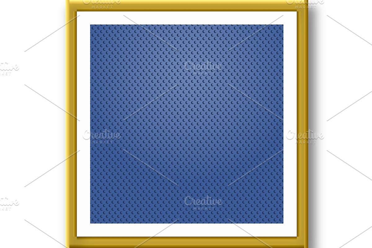 Blue geometric pattern with points, a Texture Graphic by RODINA (Photo 2 of 3)