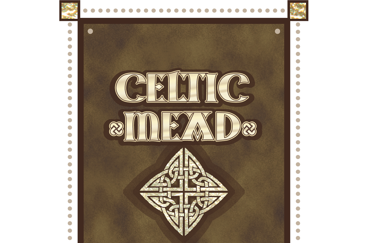 CELTIC FONT - Aon Stout, a Script Font by AonCelticArt (Photo 2 of 5)