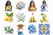 Greece Summer Clipart, an Illustration by Design Market (Thumbnail 2 of 5)