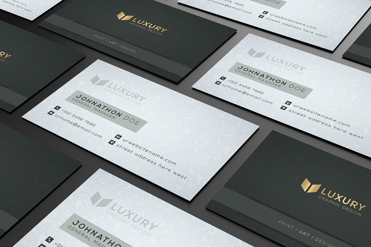 Royal Business Card, a Business Card Template by Creative_Arts (Photo 1 of 3)
