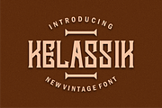 Kelassik font, a Serif Font by VectorCraft (Thumbnail 1 of 4)