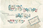 Vintage Garden Flowers, a Decorative Illustration by Evenif (Thumbnail 16 of 22)