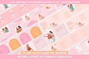 Peach Pink Instagram Templates, a Social Media Template by SunshineStudioBoutique (Thumbnail 7 of 12)
