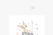 40 Pastel Baby Animals Clipart Set, an Animal Illustration by Pati Charm Studio (Thumbnail 5 of 6)