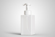 Soap Dispenser Square Bottle Mockup, a Packaging Mockup by Muhazdinata (Thumbnail 10 of 18)