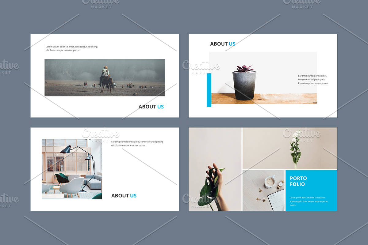 BLUEZ - Powerpoint Template, a Presentation Template by Pixelz Studio (Photo 9 of 10)