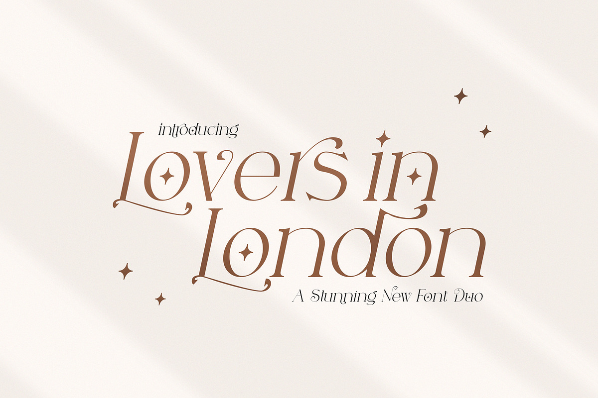 Lovers in London Serif Duo, a Serif Font by Salt & Pepper Designs (Photo 1 of 11)