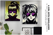 A Girl with Sunglasses, a Person Illustration by Digital Art Creations (Thumbnail 7 of 8)
