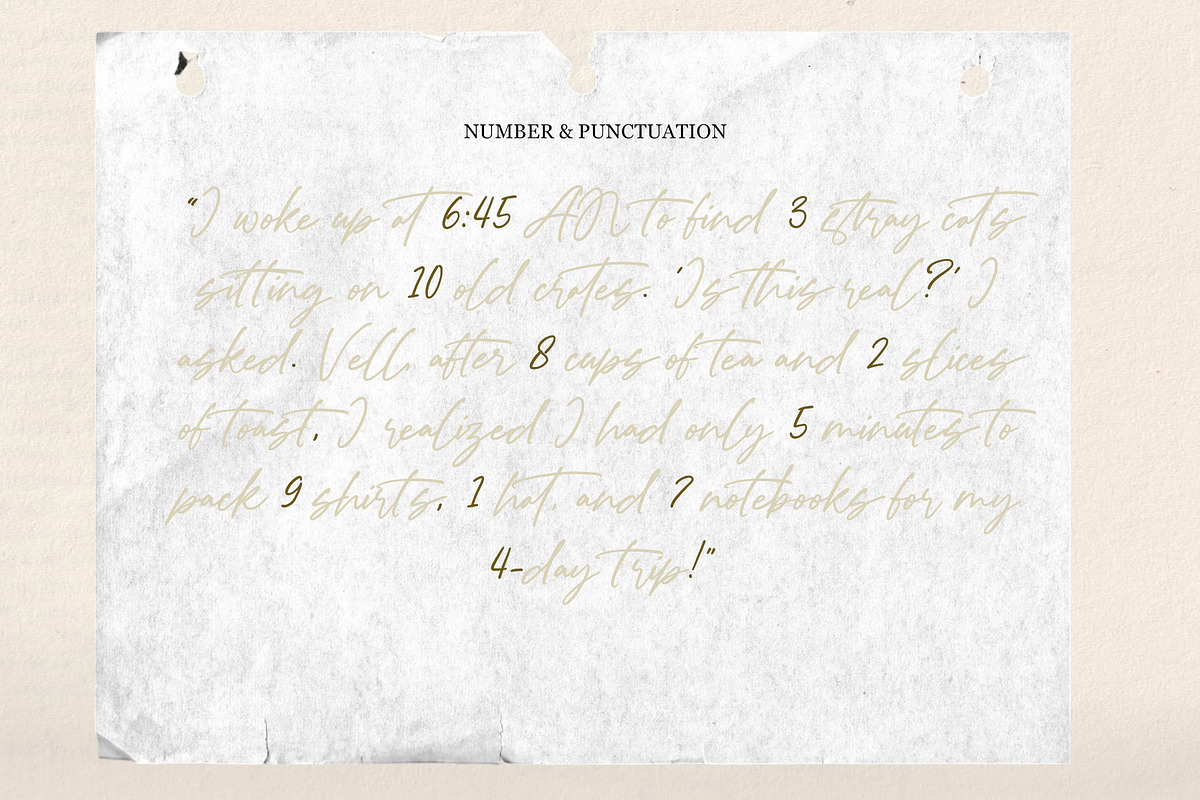 Paper Rhythm - Handwritten Script, a Script Font by Inviline.co (Photo 3 of 10)