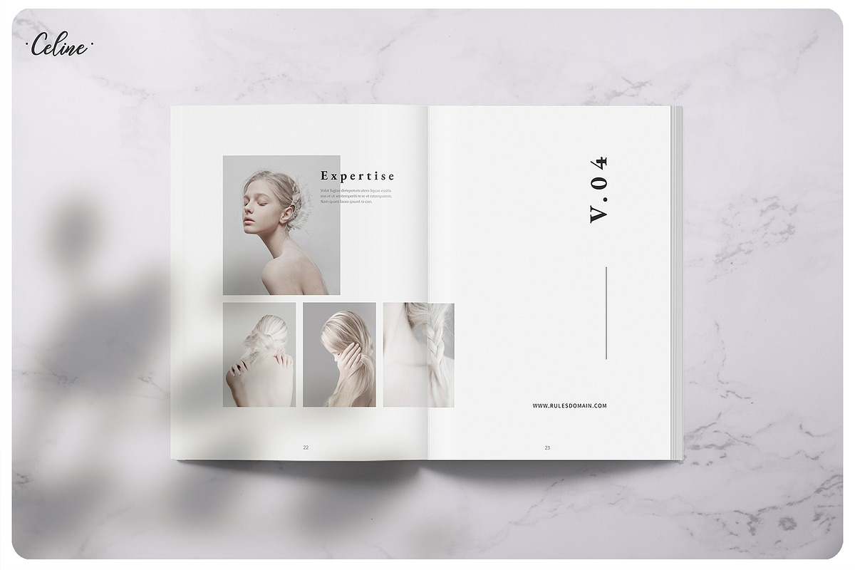 RULES Photography Lookbook Template, a Magazine Template by Celine Studio (Photo 3 of 9)