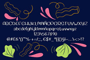 Lazy Saturday font, a Sans Serif Font by Natalia Gonzalez (Thumbnail 2 of 2)