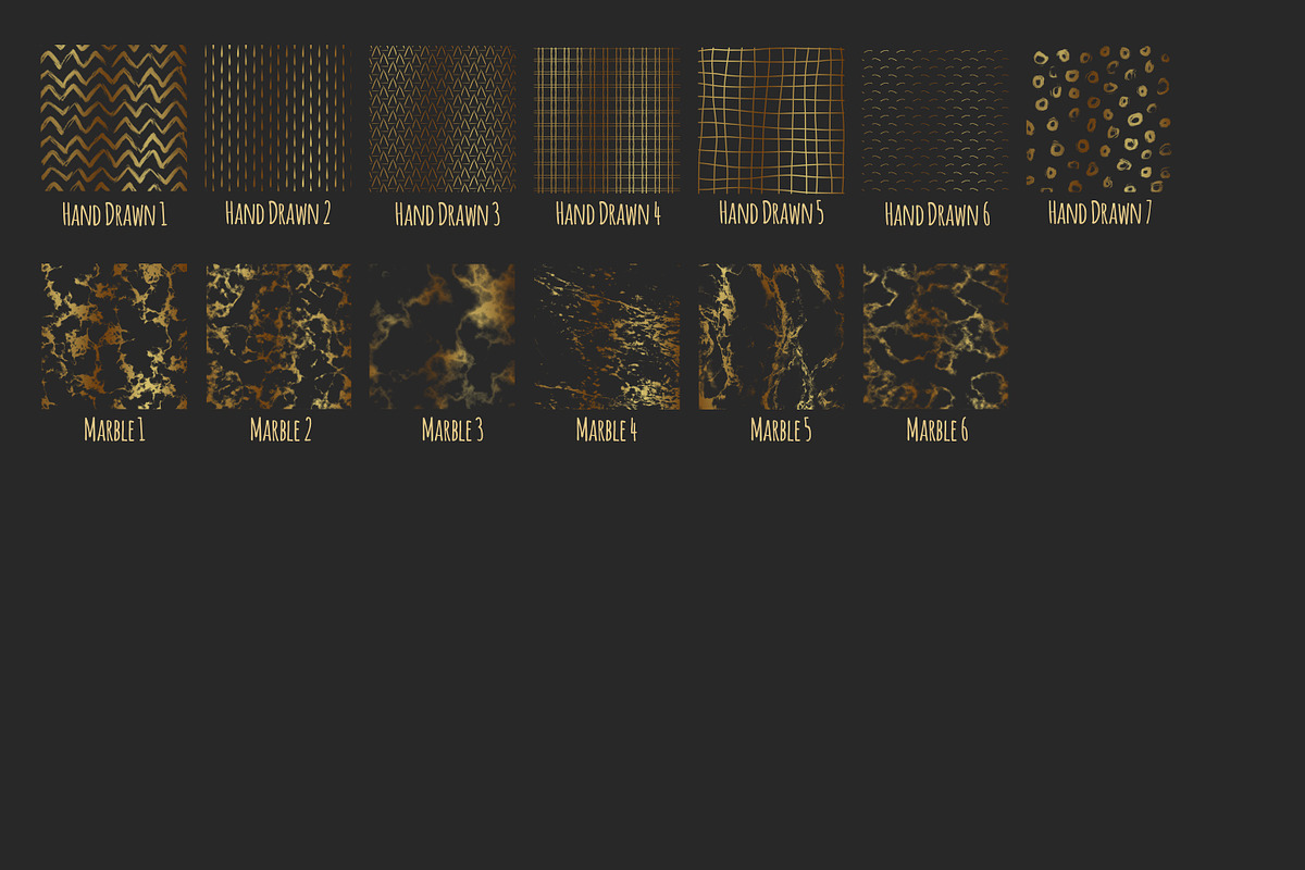 Gold Overlays, a Pattern Graphic by Paper Farms (Photo 7 of 7)