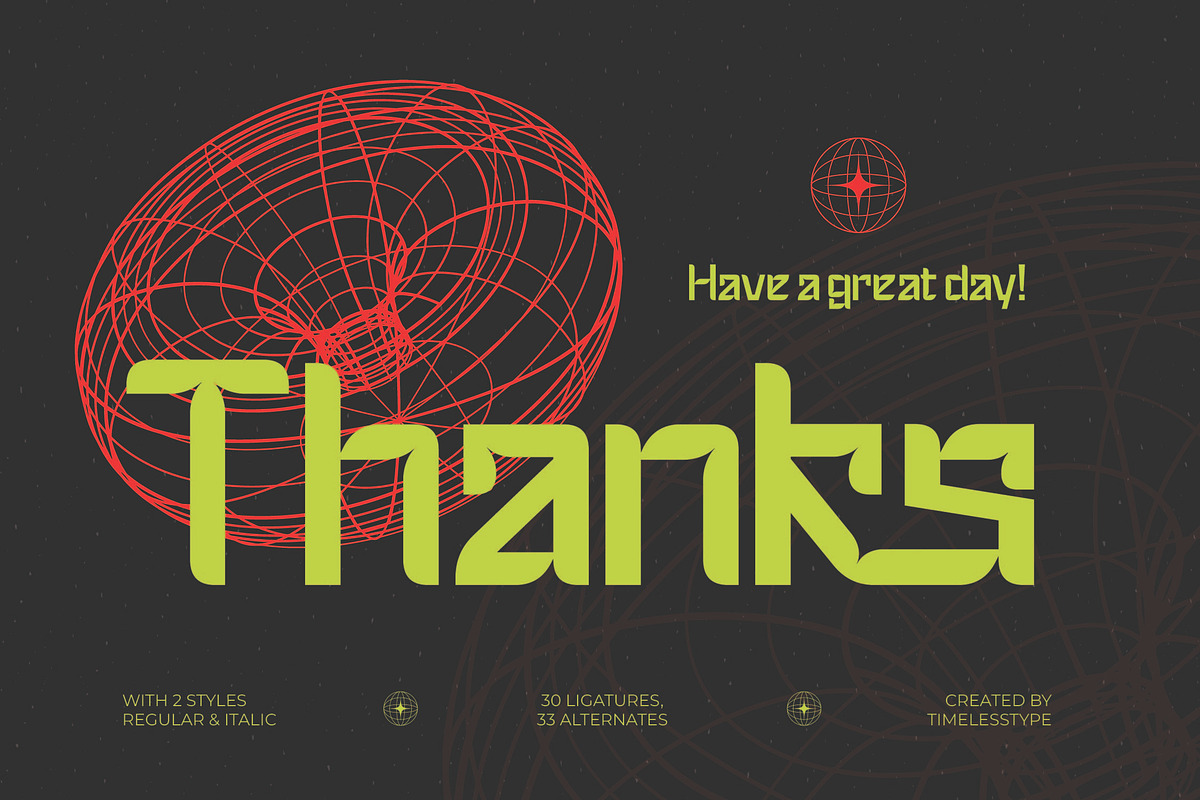 Clouds Hotspot Futuristic Display, a Sans Serif Font by timelesstype.co (Photo 15 of 15)