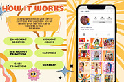 GROOVY RETRO  / Social Media Pack, a Social Media Template by TatianaBannikova (Thumbnail 2 of 7)
