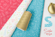 CHRISTMAS font ❆ clipart ❆ patterns, a Symbol Font by MaljukArt (Thumbnail 9 of 11)