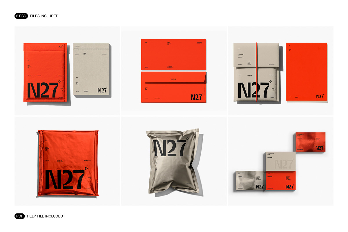 Brand Identity Mockup Set, a Packaging Mockup by Renderteam (Photo 2 of 14)