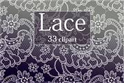Lace seamless ribbons, cliparts., a Pattern Graphic by Ajuga (Thumbnail 1 of 12)
