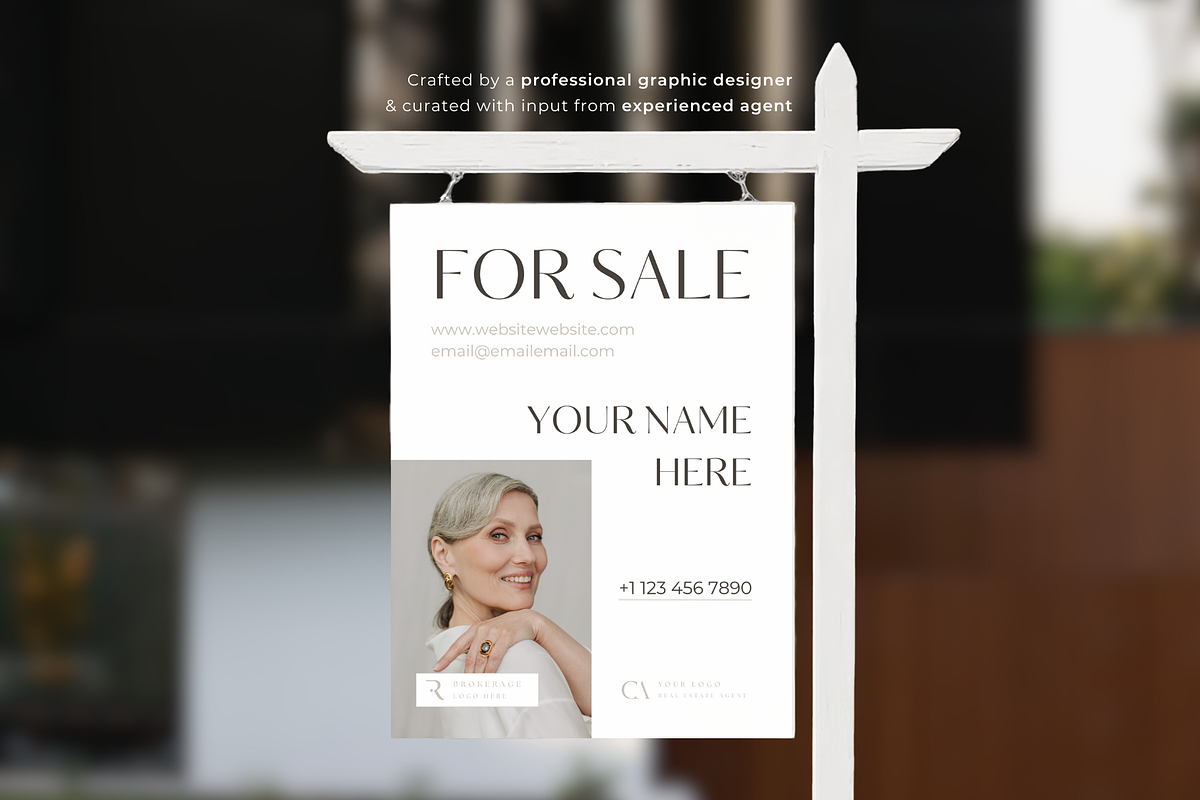 Real Estate Yard Sign For Sale, a Marketing Template by EstateElements (Photo 7 of 7)