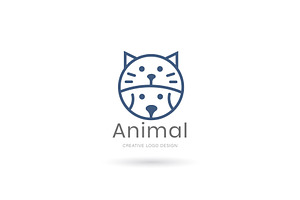 Animal Logo, Dog And Cat Logo