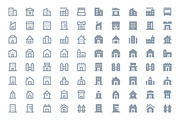 160 City Material Design Icons, a Solid Icon by Creative Stall (Thumbnail 3 of 4)