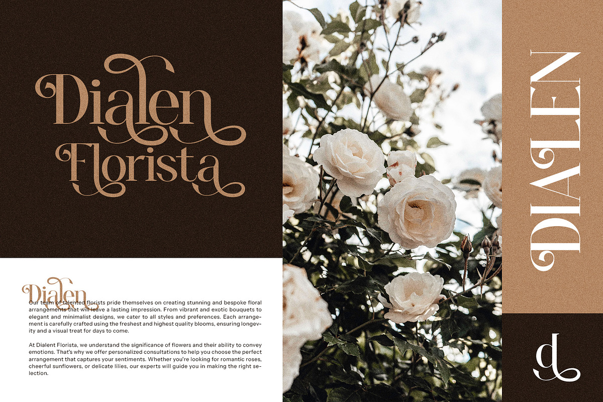 Salendra Elegant Ligature Serif Font, a Serif Font by Graphicxell (Photo 5 of 10)
