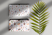 Makeup cosmetics seamless patterns, a Pattern Graphic by Good Studio (Thumbnail 6 of 6)