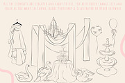 Romantic Rococo Dream Wedding, a Decorative Illustration by Nataly_is_Drawing (Thumbnail 7 of 8)