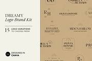 Dreamy | Logo Brand Pack, a Branding & Logo Template by Studio Leelou (Thumbnail 1 of 10)