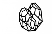 crystal and gemstone coloring pages, an Illustration by Amazin_art (Thumbnail 3 of 25)