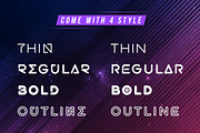 Exarros, a Sans Serif Font by Kotak Kuning Studio (Thumbnail 2 of 7)