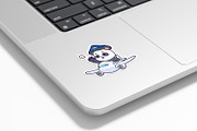 Panda Pilot Riding Airplane Icon, an Animal Illustration by tkzgraphic (Thumbnail 3 of 3)