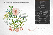 Watercolor Lettering Kit, a Brush Add-On by Letter Elfa Studio (Thumbnail 5 of 11)