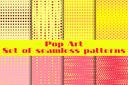 Pop Art seamless patterns, a Pattern Graphic by Andy Vinnikov (Thumbnail 1 of 2)