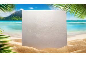 A blank canvas set on a tropical, a Nature Photo by Igor Tichonow