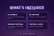 Halloween Twitch & Kick Panels, an Object Graphic by Gear Store (Thumbnail 6 of 7)