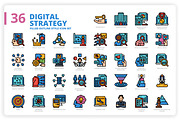 3,600 Icons x3 Styles, an Outline Icon by monkik (Thumbnail 103 of 299)