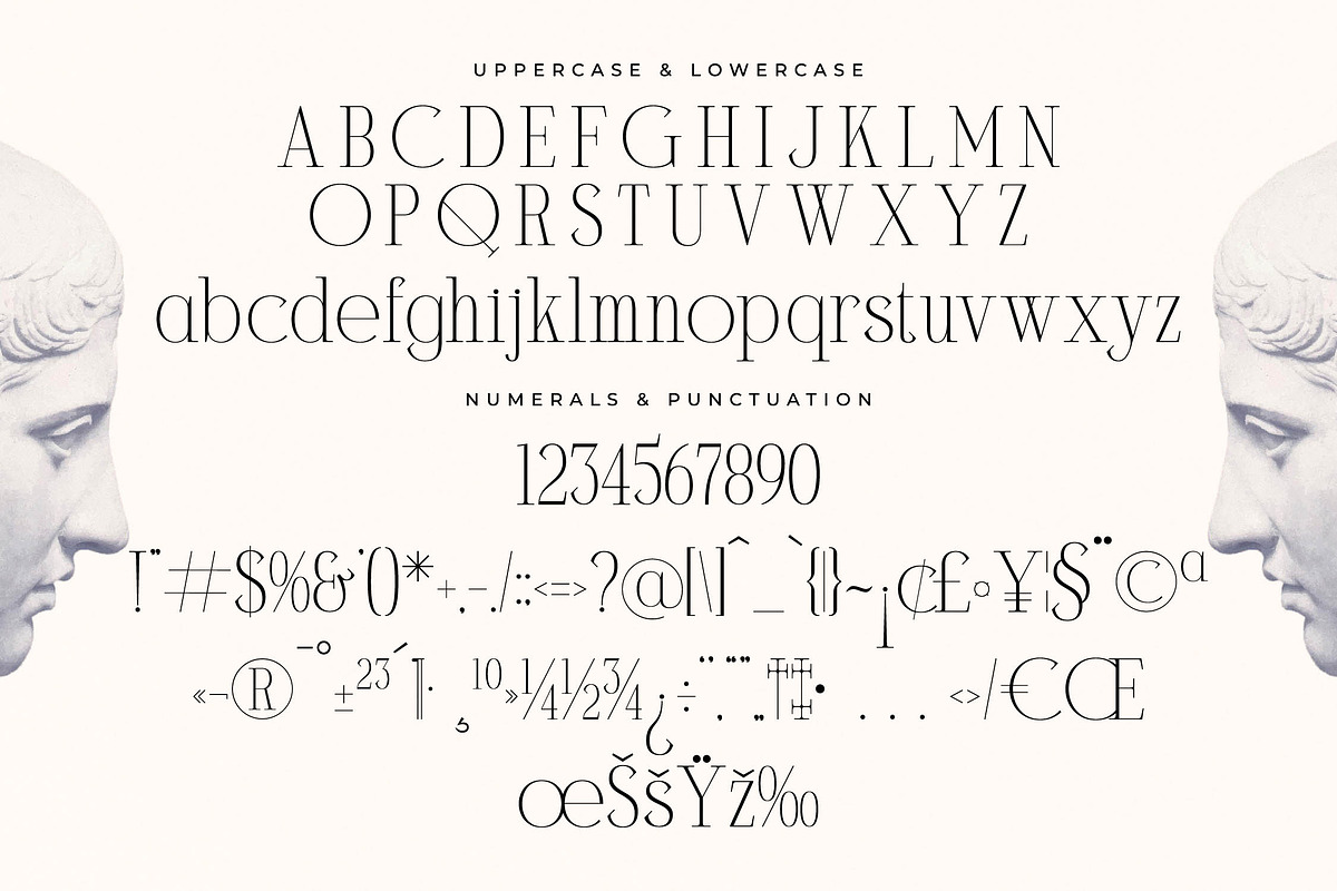 Milegance Modern Display Serif, a Serif Font by Letterena Studios (Photo 13 of 15)