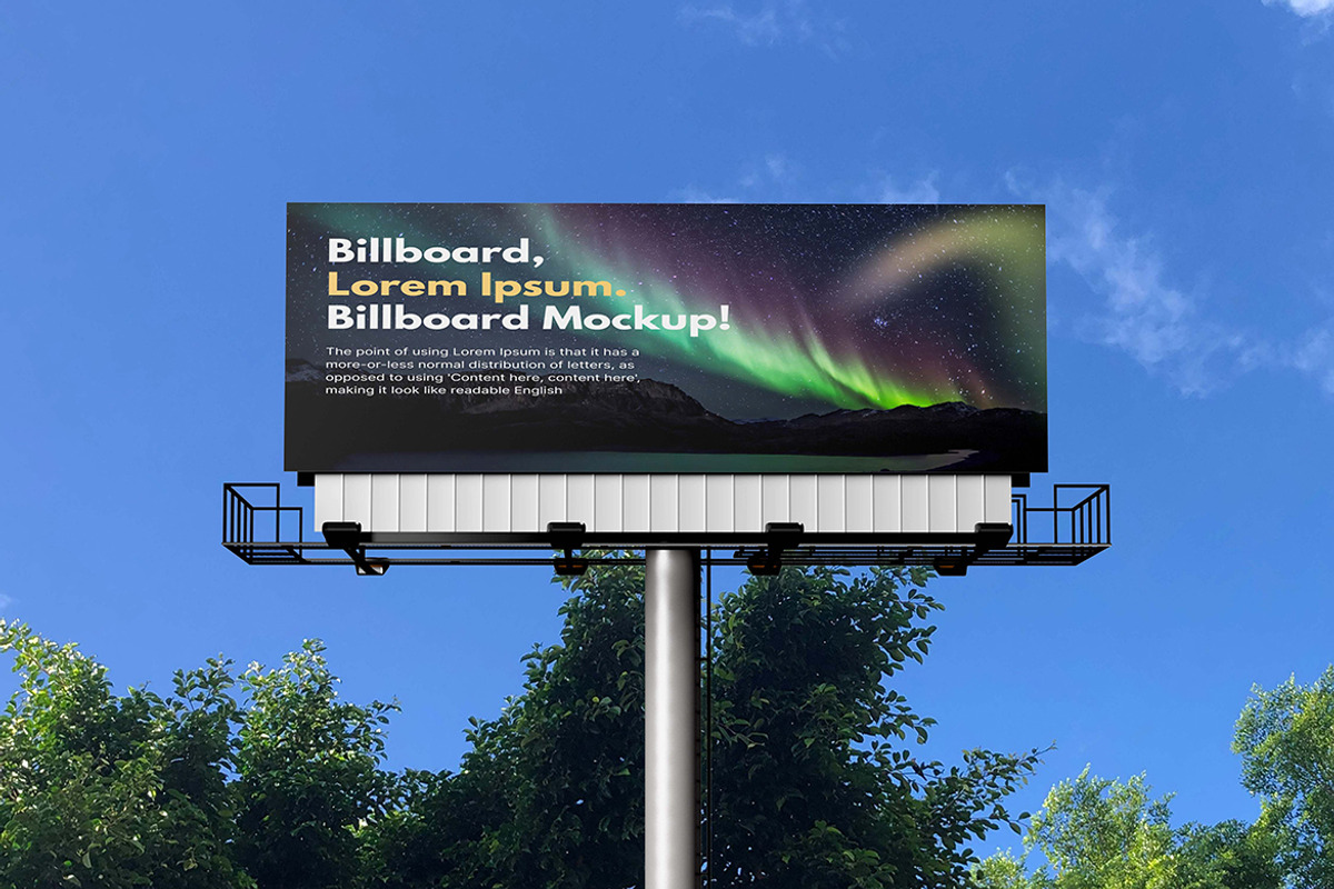 Billboard Mockup, an Advertising Mockup by seramoe (Photo 4 of 5)