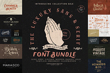 The Luxury Sans & Serif Font Bundle
