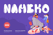 Nameko || Modern Playful Handwritten, a Handwritten Font by Idea Studio (Thumbnail 1 of 10)