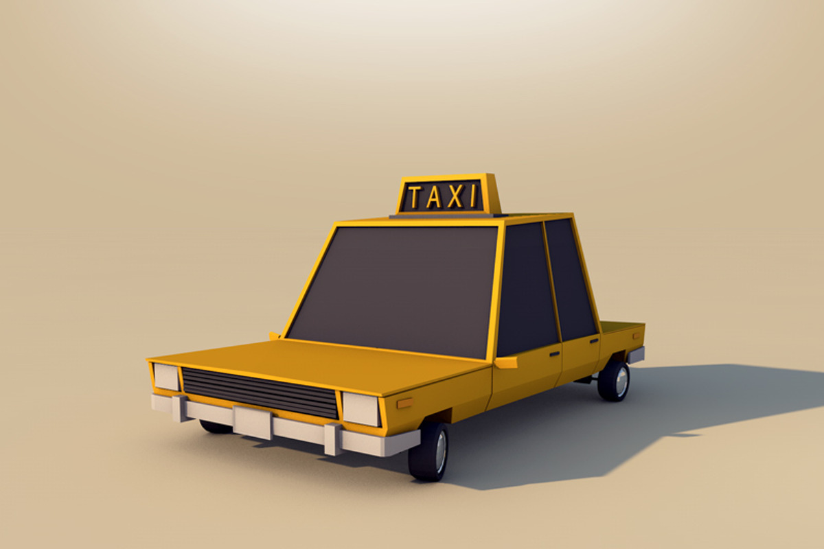 Low Poly Cars Asset Pack 1, a Cars & Vehicle 3D Model by Anton Moek (Photo 3 of 9)