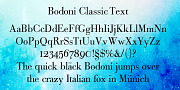Bodoni Classic Text, a Serif Font by Wiescher-Design (Thumbnail 2 of 3)
