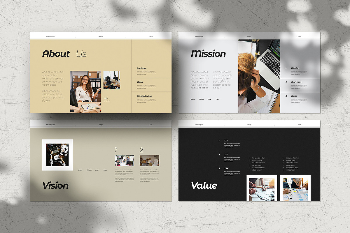 Services Guide Template, a Presentation Template by White Graphic (Photo 4 of 8)