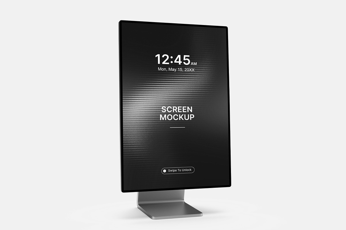 Vertical Screen Display Mockup PSD, a Product Mockup by graphypix (Photo 4 of 4)