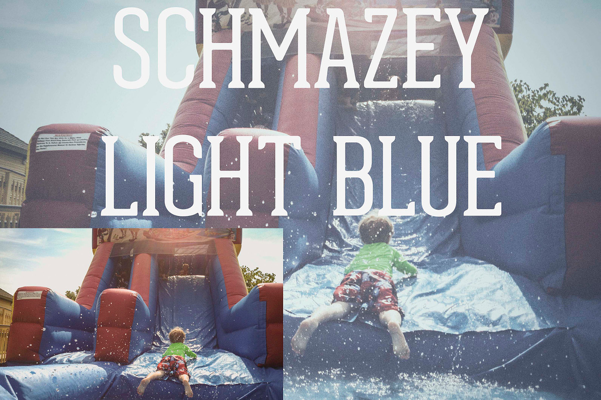 Schmazey Light Blue Photoshop Action preview 6