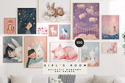 NURSERY PRINTS BUNDLE (1,000+), a Background Graphic by Lana Elanor (Thumbnail 7 of 12)